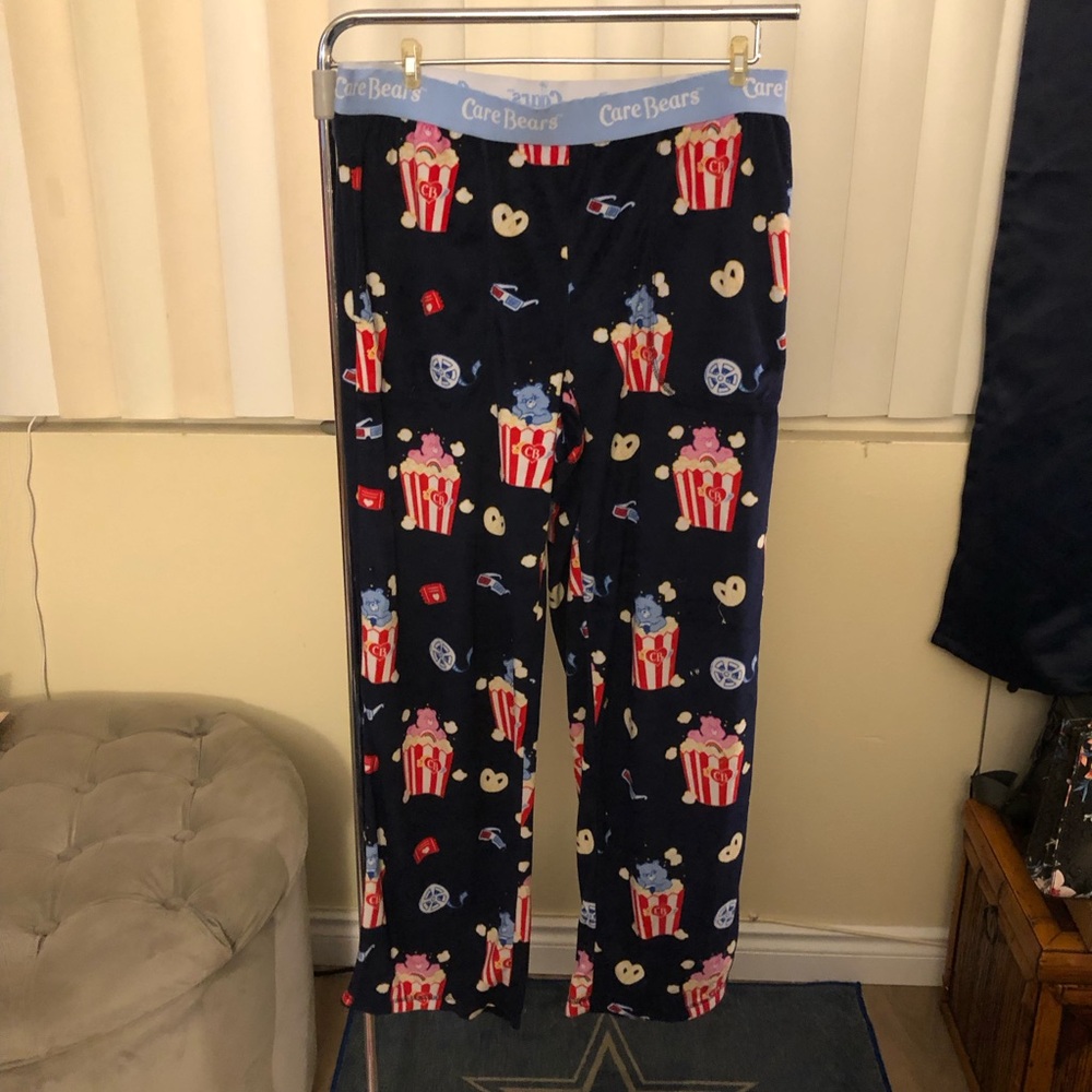 Care Bears Navy Blue Popcorn Print Pajama Joggers